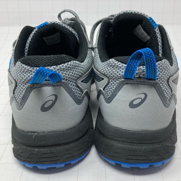 ASICS Gel Venture men’s size 8 trail running shoe grey & blue - Picture 10 of 13